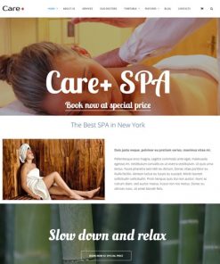 spa salon website design service