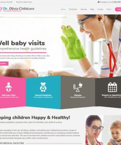 pediatrician website design service