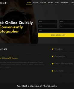 photographer web design service