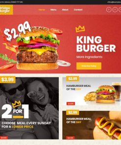 burger center website design service