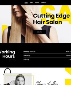 web design service for beauty salon